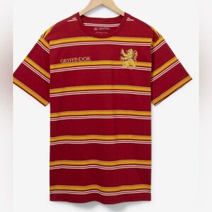 NWT Box Lunch Warner Bros. Harry Potter Gryffindor Red Striped T-Shirt size 4X